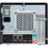 Shuttle XPC cube Barebone SH570R8 - S1200, Intel H570, 1x PCIe X16, 1x PCIe X4, 2x LAN,1x HDMI, 2x DP, 4x 3.5" HDD bays Noir, Intel H570, 1x PCIe X16, 1x PCIe X4, 2x LAN,1x HDMI, 2x DP, 4x 3.5" HDD bays, PC de dimension 13L, PC type barebone, LGA 1200 (Socket H5), DDR4-SDRAM, PCI Express, Série ATA III, 500 W