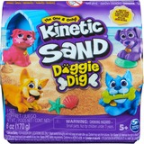 Spin Master Kinetic Sand, Doggie Dig avec outil multi-usage surprise en forme de chien, 170 g de sable de plage et rangement de sable à modeler (plusieurs modèles disponibles.), jouets sensoriels pour enfants, Jeu de sable Kinetic Sand , Doggie Dig avec outil multi-usage surprise en forme de chien, 170 g de sable de plage et rangement de sable à modeler (plusieurs modèles disponibles.), jouets sensoriels pour enfants, Sable cinétique pour enfants, 5 an(s), Multicolore
