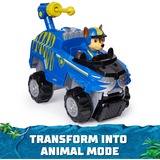 Spin Master Vehicule + Figurine Chase Jungle Pups La Pat' Patrouille, Jeu véhicule PAW Patrol Vehicule + Figurine Chase Jungle Pups La Pat' Patrouille, Voiture de police, PAW Patrol, 3 an(s), Plastique, Noir, Bleu