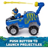 Spin Master Vehicule + Figurine Chase Jungle Pups La Pat' Patrouille, Jeu véhicule PAW Patrol Vehicule + Figurine Chase Jungle Pups La Pat' Patrouille, Voiture de police, PAW Patrol, 3 an(s), Plastique, Noir, Bleu