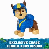 Spin Master Vehicule + Figurine Chase Jungle Pups La Pat' Patrouille, Jeu véhicule PAW Patrol Vehicule + Figurine Chase Jungle Pups La Pat' Patrouille, Voiture de police, PAW Patrol, 3 an(s), Plastique, Noir, Bleu
