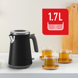 Tefal Acier inoxydable, Bouilloire Noir/en acier inoxydable