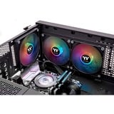 Thermaltake CT120 Ventilateur de refroidissement PC ARGB Sync ventilateurs de boîtier Noir, 2 pièces, 120 x 120 x 25 mm, PWM