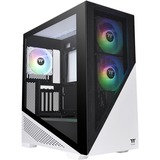 Thermaltake Divider 370 TG ARGB, Moyenne tour Blanc, 2x USB-A 3.2 (5 Gbit/s), 1x Audio, Window-kit