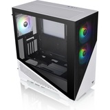 Thermaltake Divider 370 TG ARGB, Moyenne tour Blanc, 2x USB-A 3.2 (5 Gbit/s), 1x Audio, Window-kit