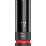 Wera 8790 C Douille à choc Noir, Clés mixtes à cliquet Douille à choc, Noir, 1 tête(s), 1/2", Métrique, 17 mm