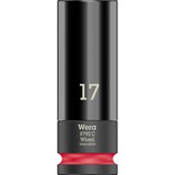 Wera 8790 C Douille à choc Noir, Clés mixtes à cliquet Douille à choc, Noir, 1 tête(s), 1/2", Métrique, 17 mm