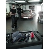 Wera Barre magnétique à douilles A Deep 1 Jeu d'embouts de clé à douille 1/4", Clés mixtes à cliquet Noir/Vert