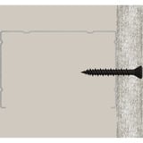 fischer Vis pour plaques de fibres de plâtre FSN-TPG .3,9x30 tête fraisée PH Noir