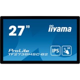 iiyama ProLite TF2738MSC-B2 27" Moniteur Noir, 68,6 cm (27"), 1920 x 1080 pixels, Full HD, LED, 5 ms, Noir