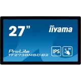 iiyama ProLite TF2738MSC-B2 27" Moniteur  Noir, Tactile, DVI, HDMI, DisplayPort, Audio