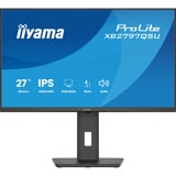 iiyama ProLite XB2797QSU-B1 27" Moniteur Noir (Mat), 1x DisplayPort, 2x HDMI, 2x USB-C, 2x USB-A, 68,6 cm (27"), 2560 x 1440 pixels, Quad HD, LED, 1 ms, Noir