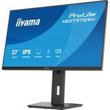 iiyama ProLite XB2797QSU-B1 27" Moniteur Noir (Mat), 1x DisplayPort, 2x HDMI, 2x USB-C, 2x USB-A, 68,6 cm (27"), 2560 x 1440 pixels, Quad HD, LED, 1 ms, Noir