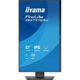 iiyama ProLite XB2797QSU-B1 27" Moniteur Noir (Mat), 1x DisplayPort, 2x HDMI, 2x USB-C, 2x USB-A, 68,6 cm (27"), 2560 x 1440 pixels, Quad HD, LED, 1 ms, Noir