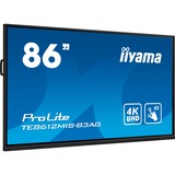 iiyama TE8612MIS-B3AG, Affichage public Noir (Mat)