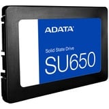 ADATA SU650 2 To 2.5" Série ATA III 3D NAND SSD Noir, 2 To, 2.5", 520 Mo/s, 6 Gbit/s