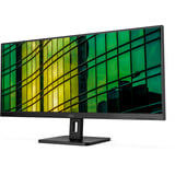 AOC E2 U34E2M/BK écran plat de PC 86,4 cm (34") 3440 x 1440 pixels UltraWide Quad HD LED Noir Moniteur Noir, 1x DisplayPort, 2x HDMI, 86,4 cm (34"), 3440 x 1440 pixels, UltraWide Quad HD, LED, 4 ms, Noir