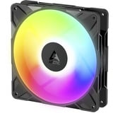 ARCTIC ARCTIC P14 Pro Reverse A-RGB ventilateurs de boîtier Noir, 3 pièces, 140 x 140 x 30 mm, PWM, 3 pièces, 140 x 140 x 30 mm, PWM
