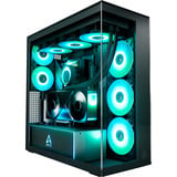 ARCTIC Xtender VG boîtier midi tower Noir | 2x USB-A | 1x USB-C | RGB | Verre Trempé