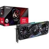 ASRock Radeon RX 7700 XT Phantom Gaming 12Go OC, Carte graphique RDNA 3, GDDR6, 3x DisplayPort, 1x HDMI 2.1