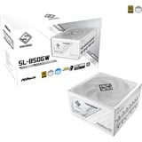 ASRock Steel Legend SL-850GW alimentation modulaire 850 watt Blanc, 1x 12V-2x6, 2x PCIe