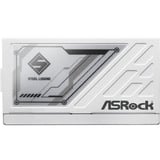 ASRock Steel Legend SL-850GW alimentation modulaire 850 watt Blanc, 1x 12V-2x6, 2x PCIe