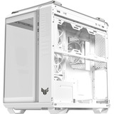 ASUS TUF GAMING GT502 Horizon TG ARGB White Midi Tower Blanc, boîtier pc Blanc | 2x USB-A | 1x USB-C | RGB | Verre Trempé