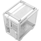 ASUS  boîtier midi tower Blanc | 2x USB-A | 1x USB-C | RGB | Verre Trempé