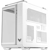 ASUS  boîtier midi tower Blanc | 2x USB-A | 1x USB-C | RGB | Verre Trempé