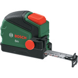 Bosch Mètre ruban 5m + clip pour crayon, Mètre à ruban Vert/Noir