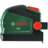 Bosch Mètre ruban 5m + clip pour crayon, Mètre à ruban Vert/Noir