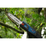 Bosch Ébrancheur télescopique sans fil GKE 18V-25 TP Professional solo, Scie à chaîne Bleu