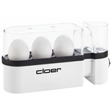 Cloer Cuiseur à oeufs 6021 Blanc, 3 oeufs, Retail, Vente au détail