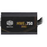 Cooler Master MWE Bronze 750 V3 230V alimentation 750 watt Noir, 4x PCIe