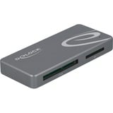 DeLOCK 91754 lecteur de carte mémoire USB 3.2 Gen 1 (3.1 Gen 1) Type-C Gris Gris, CFast, CFast 2.0, MMC, MMC Mobile, RS-MMC, SD, SDHC, SDXC, Gris, 5000 Mbit/s, Métal, Windows 8.1 32-bit / 8.1 64-bit, 10 32-bit / 10 64-bit Mac OS 10.15.2, USB 3.2 Gen 1 (3.1 Gen 1) Type-C