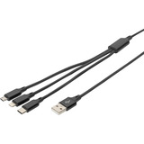 Digitus AK-300160-010-S, Câble Noir