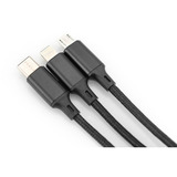 Digitus AK-300160-010-S, Câble Noir