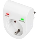 Digitus Adaptateur de protection contre les surtensions Blanc