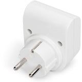 Digitus Adaptateur de protection contre les surtensions Blanc