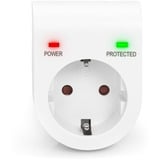 Digitus Adaptateur de protection contre les surtensions Blanc