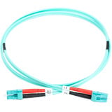 Digitus Câble de raccordement LWL, duplex, connecteur LC > LC, multimode OM3 Turquoise