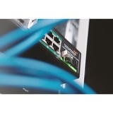 Digitus Commutateur industriel Gigabit PoE+ 8 ports avec 2 ports de liaison montante SFP, Switch Non-géré, Gigabit Ethernet (10/100/1000), Connexion Ethernet, supportant l'alimentation via ce port (PoE)