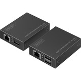 Digitus Kit d'extension KVM HDMI, Extension HDMI Noir