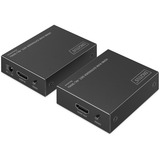 Digitus Kit d'extension KVM HDMI, Extension HDMI Noir