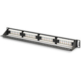 Digitus Panneau de brassage CAT 6, classe E, 24 ports Noir
