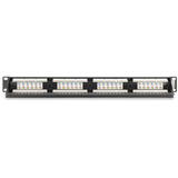 Digitus Panneau de brassage CAT 6, classe E, 24 ports Noir