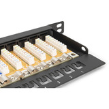 Digitus Panneau de brassage CAT 6, classe E, 24 ports Noir