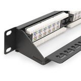 Digitus Panneau de brassage CAT 6, classe E, 24 ports Noir