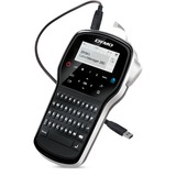 Dymo LabelManager Étiqueteuse Portable Rechargeable 280 | Clavier QWERTZ | Connectivité PC ou Mac, Étiqueteuse Noir/Argent, QWERTZ, D1, Transfert thermique, 180 x 180 DPI, 15 mm/sec, Noir, Argent