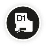 Dymo LabelManager Étiqueteuse Portable Rechargeable 280 | Clavier QWERTZ | Connectivité PC ou Mac, Étiqueteuse Noir/Argent, QWERTZ, D1, Transfert thermique, 180 x 180 DPI, 15 mm/sec, Noir, Argent